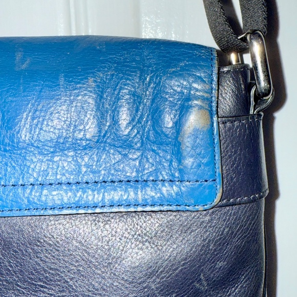 Coach Sullivan Small Messenger Sport Calf Leather Midnight/Denim F72108 - Picture 3 of 13